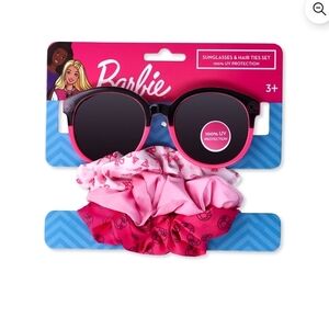 Barbie Stylish Pink Sunglasses & Scrunchies Set